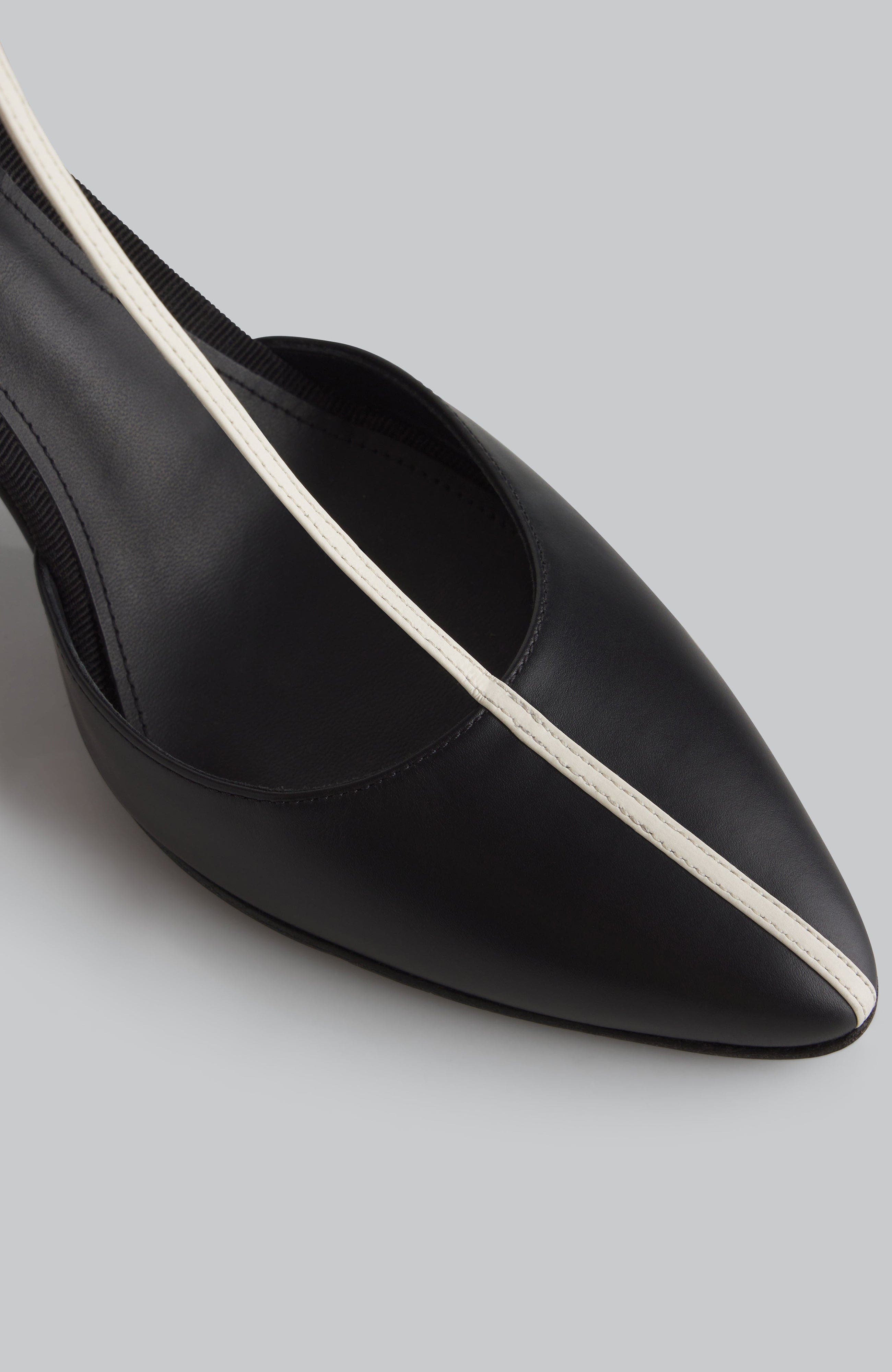 CO T-Strap D'orsay Heel in Leather, Alternate, color, 