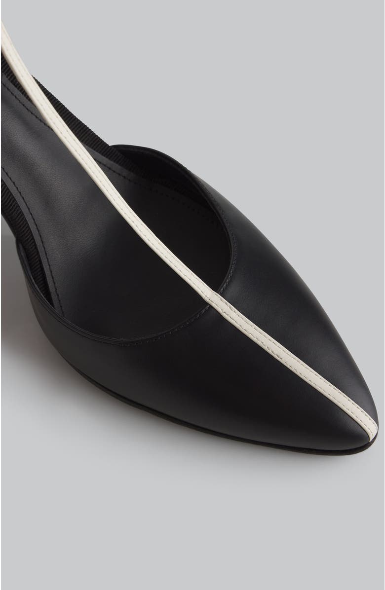 CO T-Strap D'orsay Heel in Leather, Alternate, color,