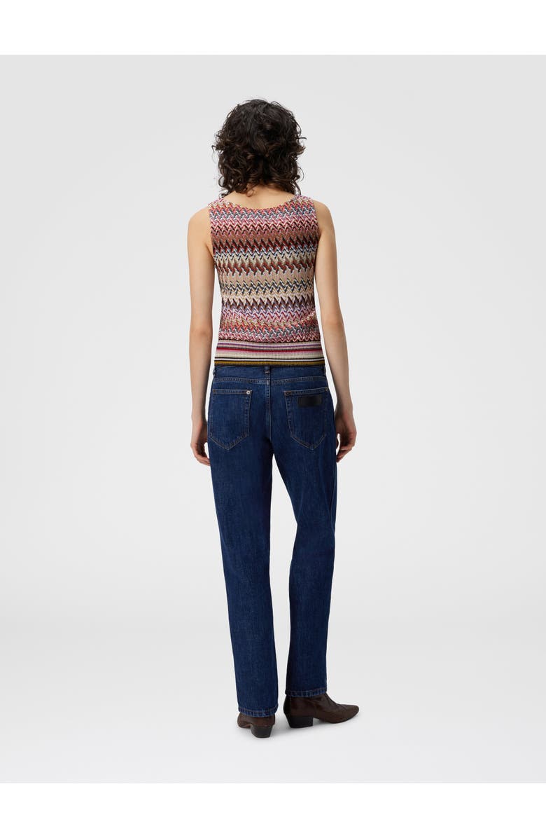 Missoni Five-pocket Mid-rise Denim Pants, Alternate, color, Blue