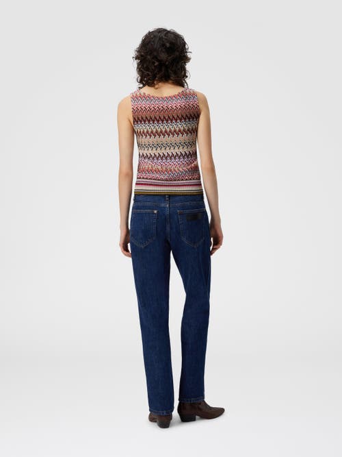 Missoni Five-pocket Cotton Bootcut Jeans In Blue