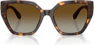Swarovski 56mm Polarized Irregular Sunglasses