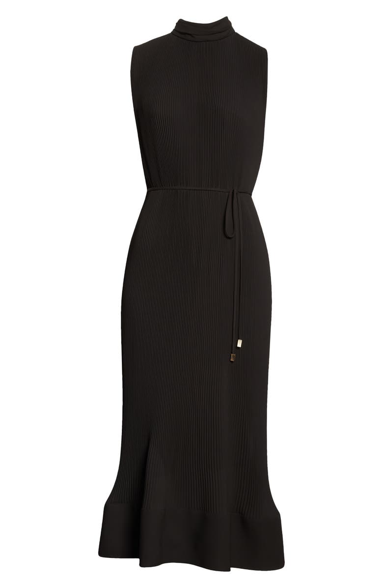 Milly Milina Micropleat Sleeveless Dress, Alternate, color, 