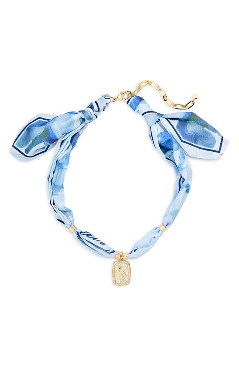 Scarf Pendant Necklace