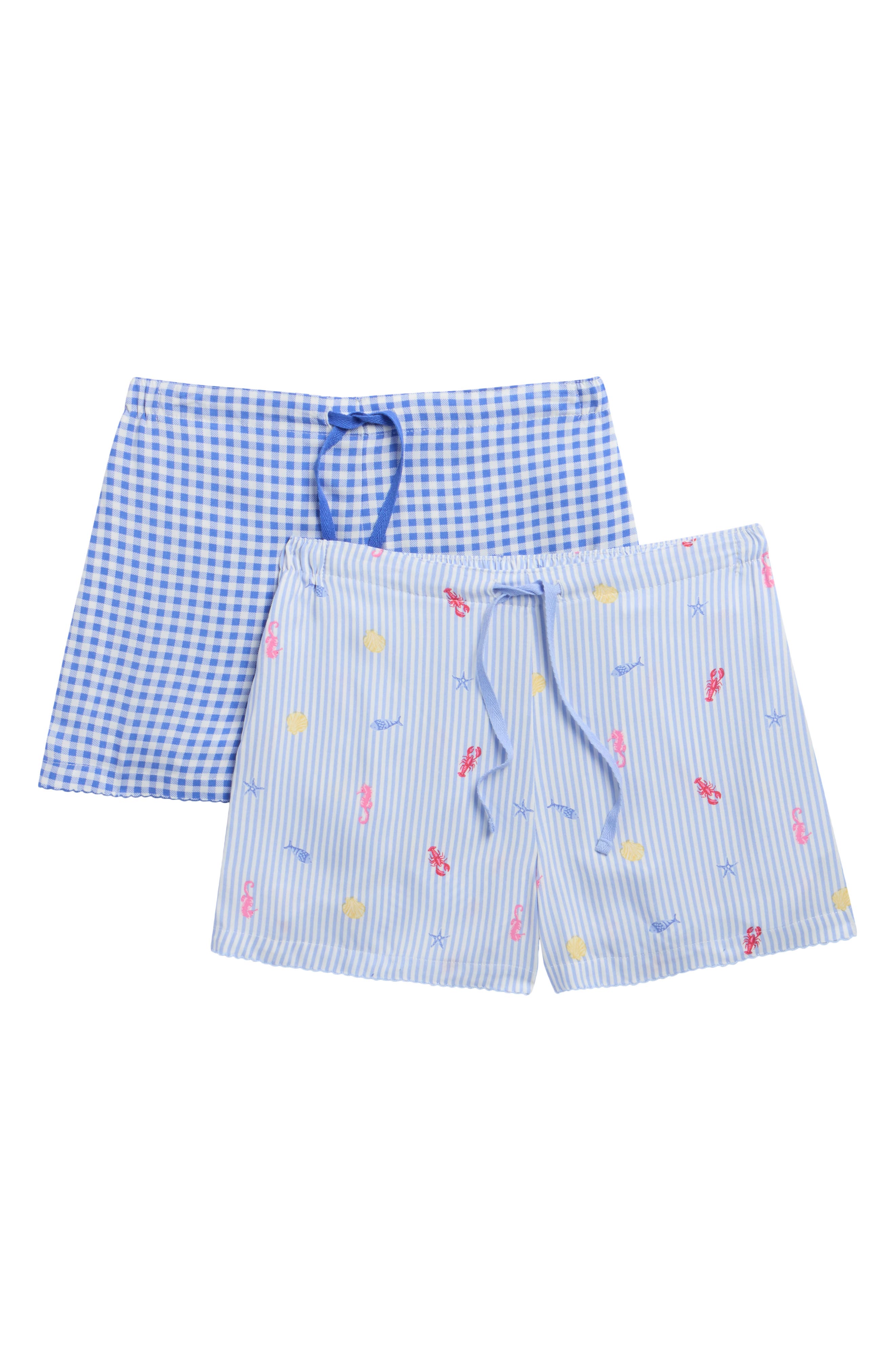 2-Pack Woven Pajama Shorts