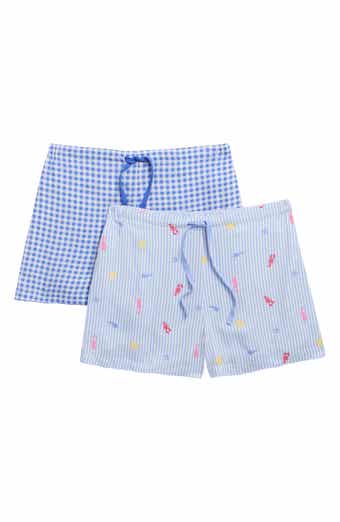 2-Pack Woven Pajama Shorts