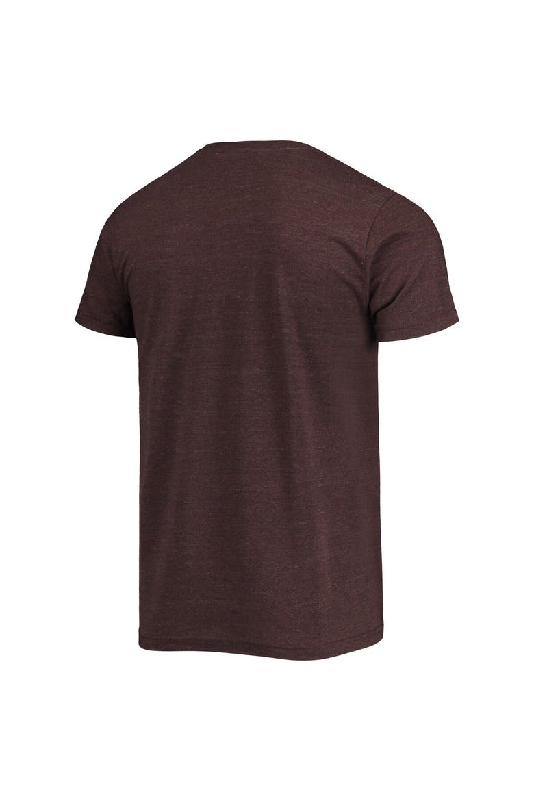 Men's Homage Brown San Diego Padres Hand Drawn Logo Tri-Blend T-Shirt, Alternate, color, Brown