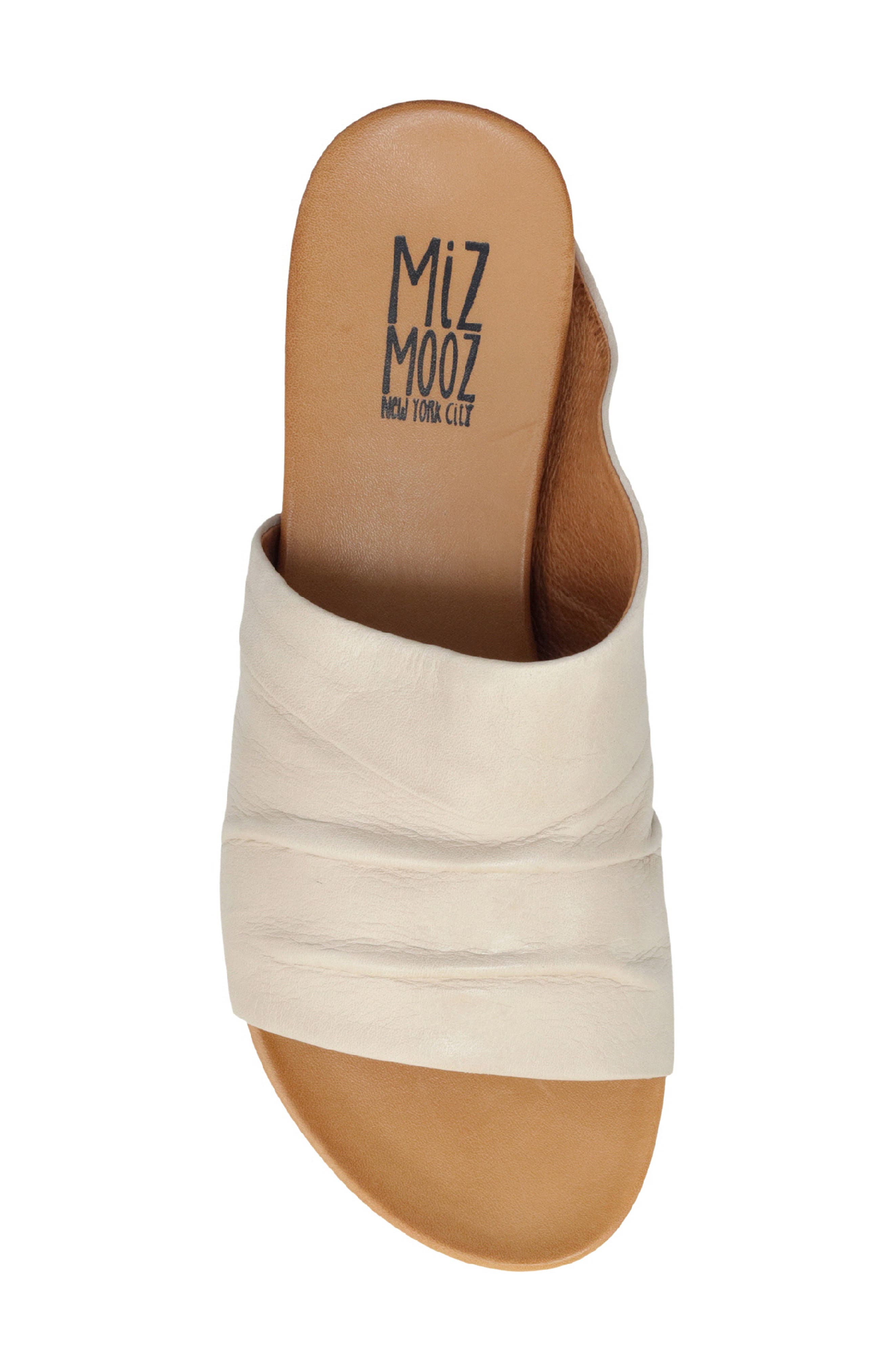 Miz Mooz Aria Slide Sandal, Alternate, color, Cream