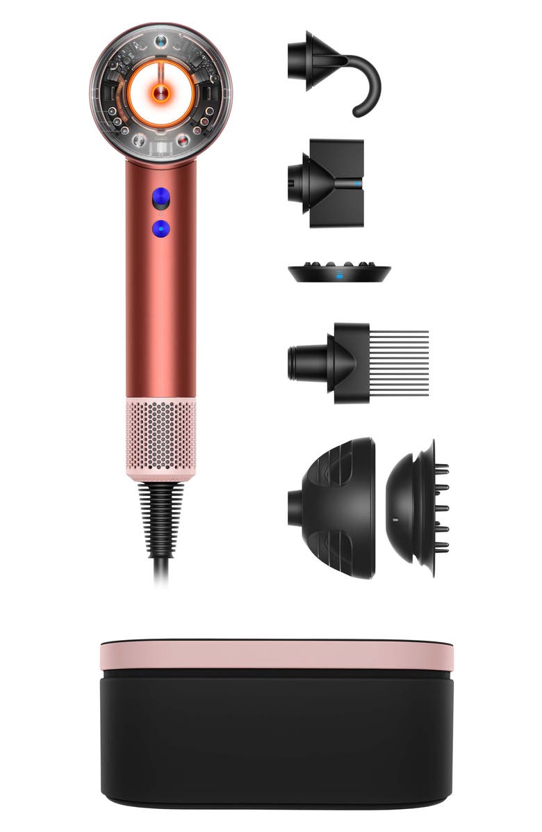 Dyson Special Edition Supersonic Nural Hair Dryer in Strawberry Bronze, Main, color, Strawberry Bronze & Blush Pink