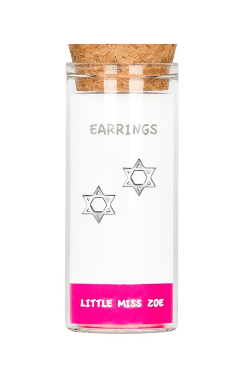 Star Of David Stud Earrings
