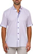 Maceoo Galileo Marty Short Sleeve Cotton Button-Up Shirt