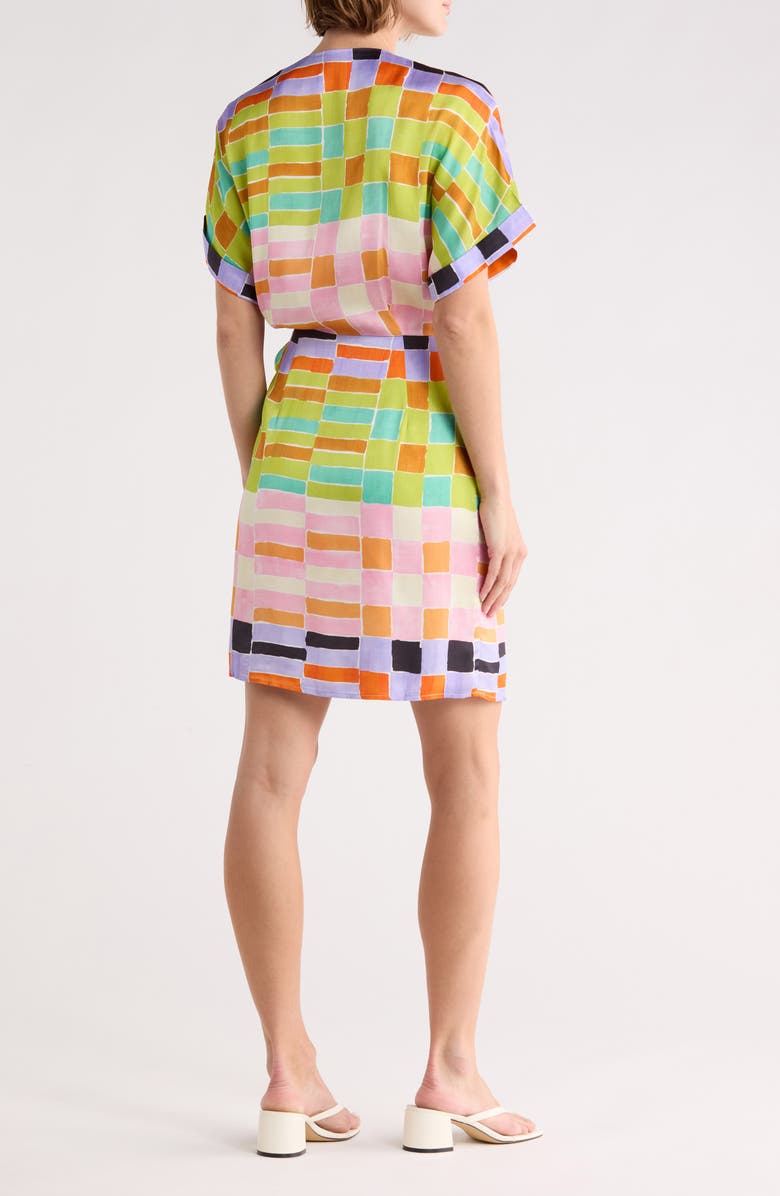FRNCH Lois Woven Dress, Alternate, color, Hot Palette