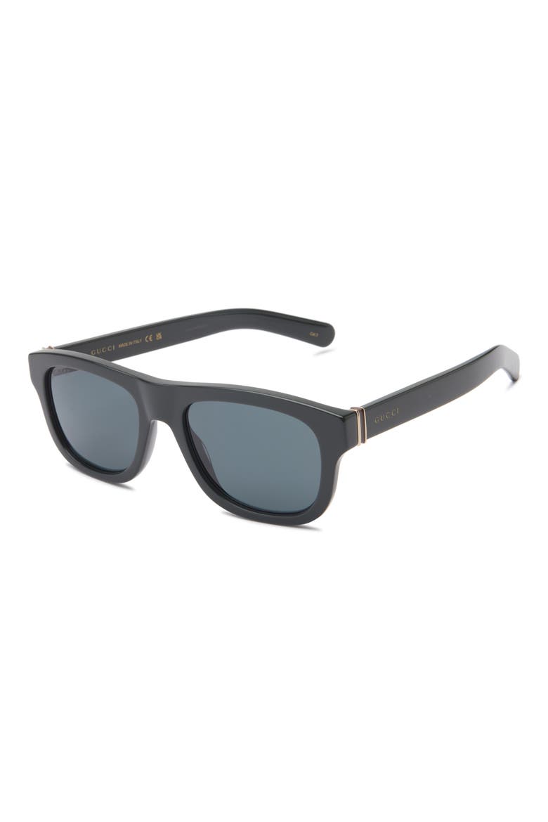 54mm Square Sunglasses, Alternate, color, GREEN GREEN BLUE