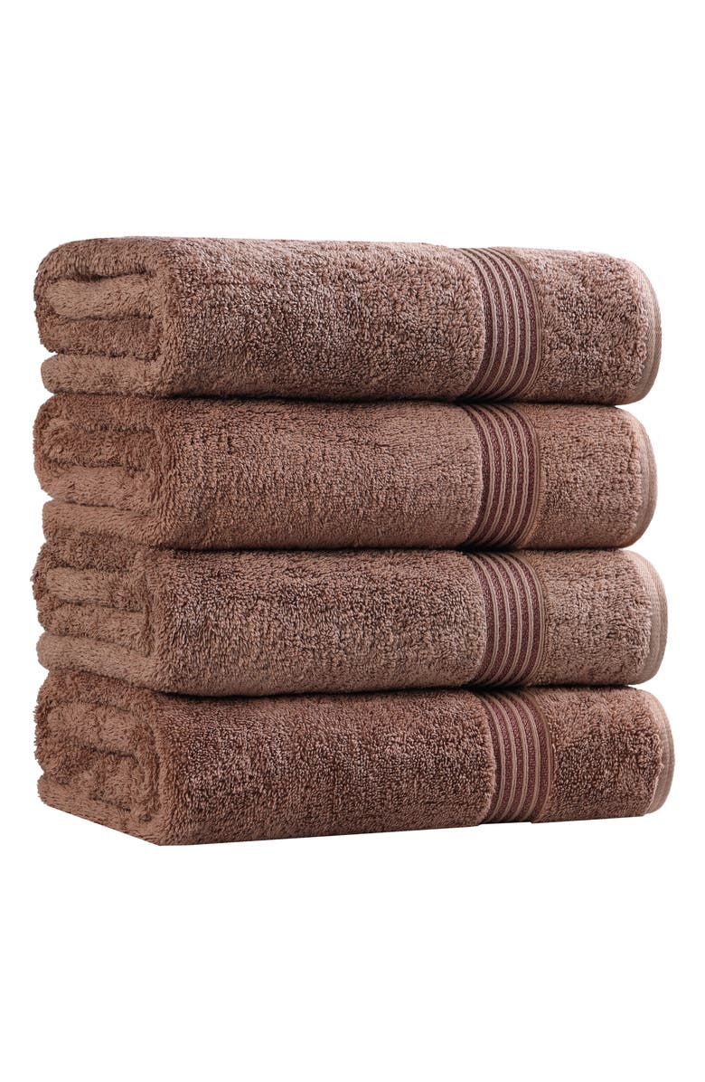 Superior 4-Pack Bath Towel Set, Main, color, Mocha