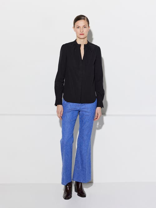 Callas Milano Olympia Poplin Blouse In Black