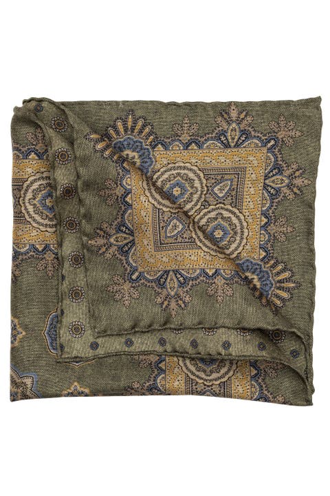 Brando - Double Sided Silk Pocket Square for Men