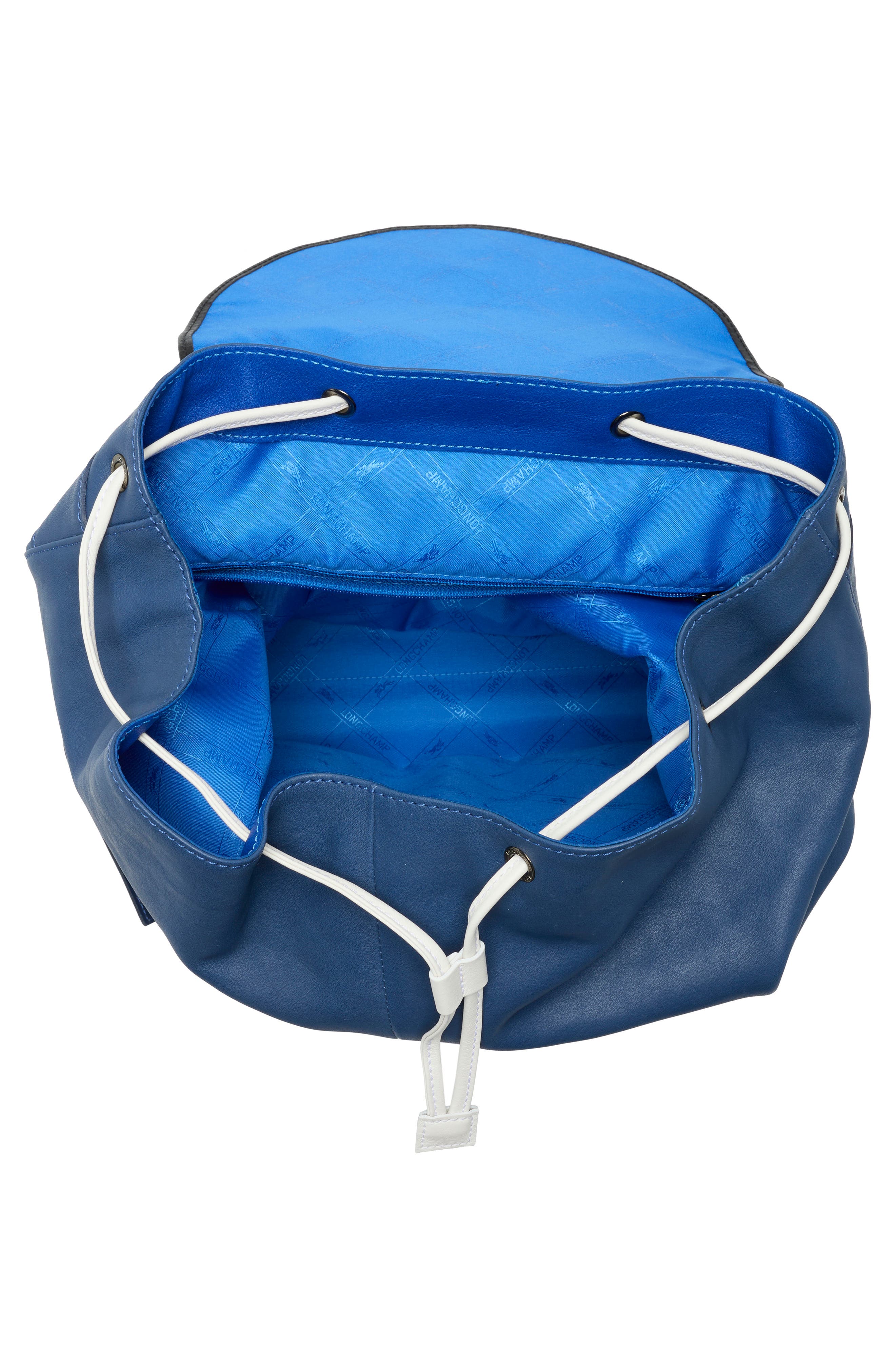 Longchamp 3D Colorblock Backpack, Alternate, color, Blue