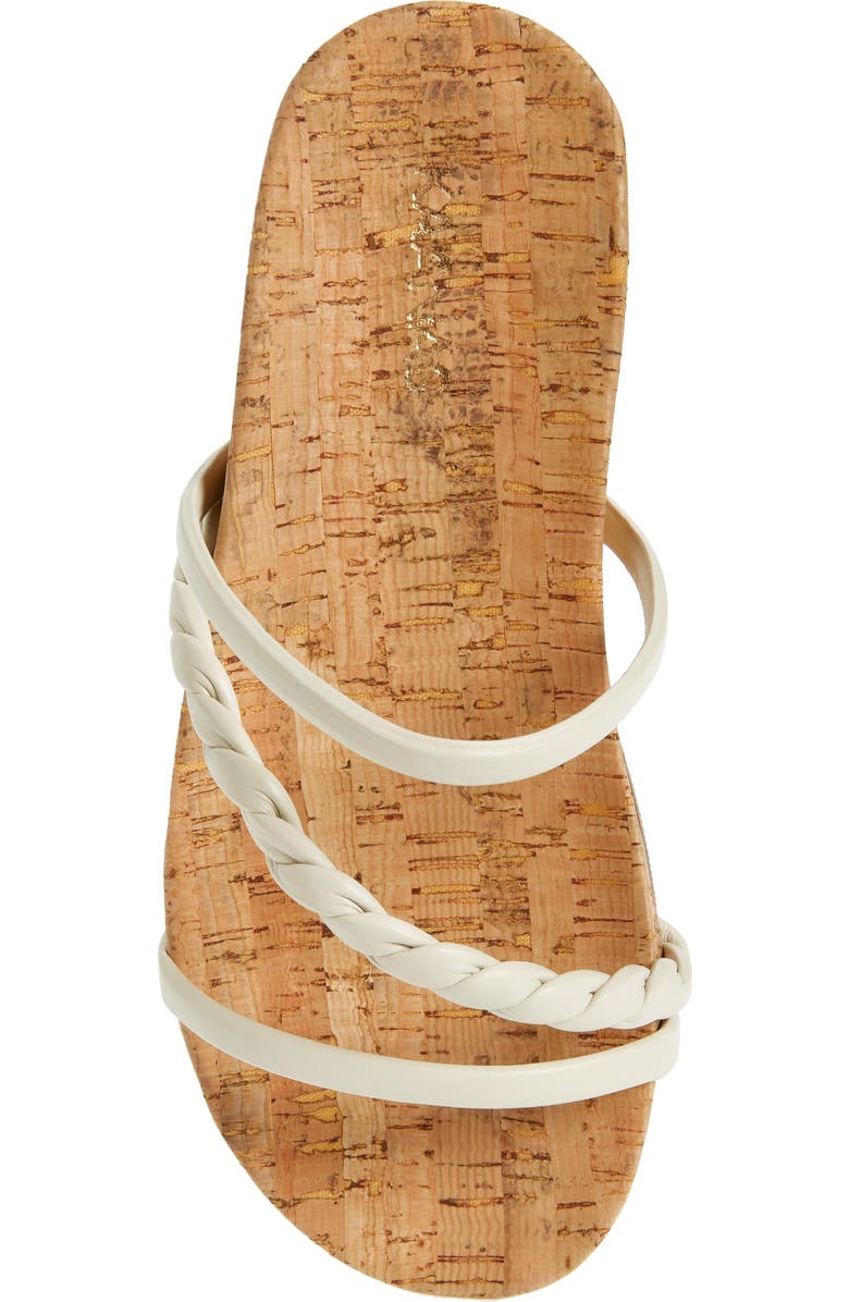 Kaanas Ceiba Cork Sandal, Alternate, color, Ivory