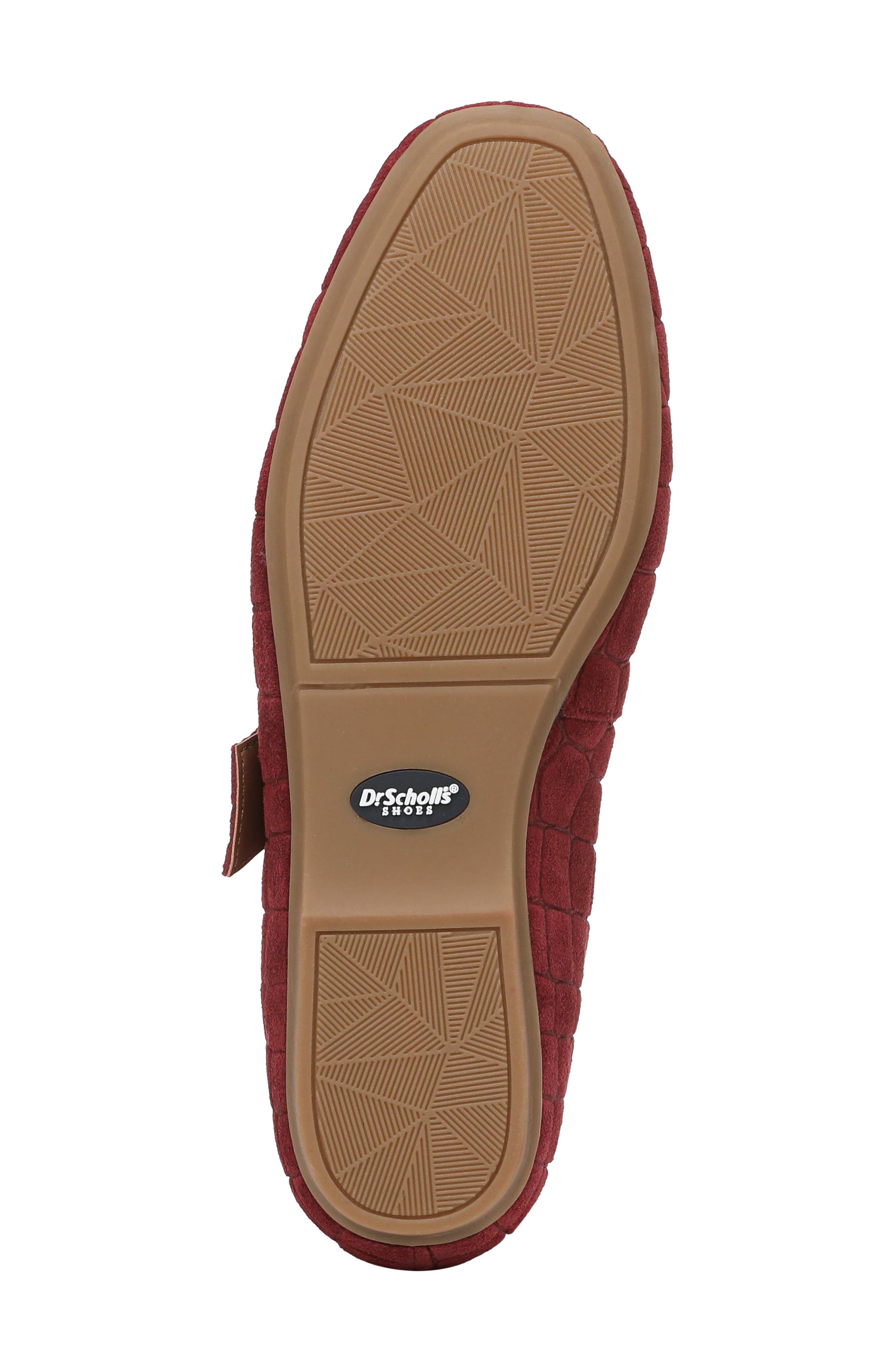 Weston Jane Flat, Alternate, color, BURGUNDY