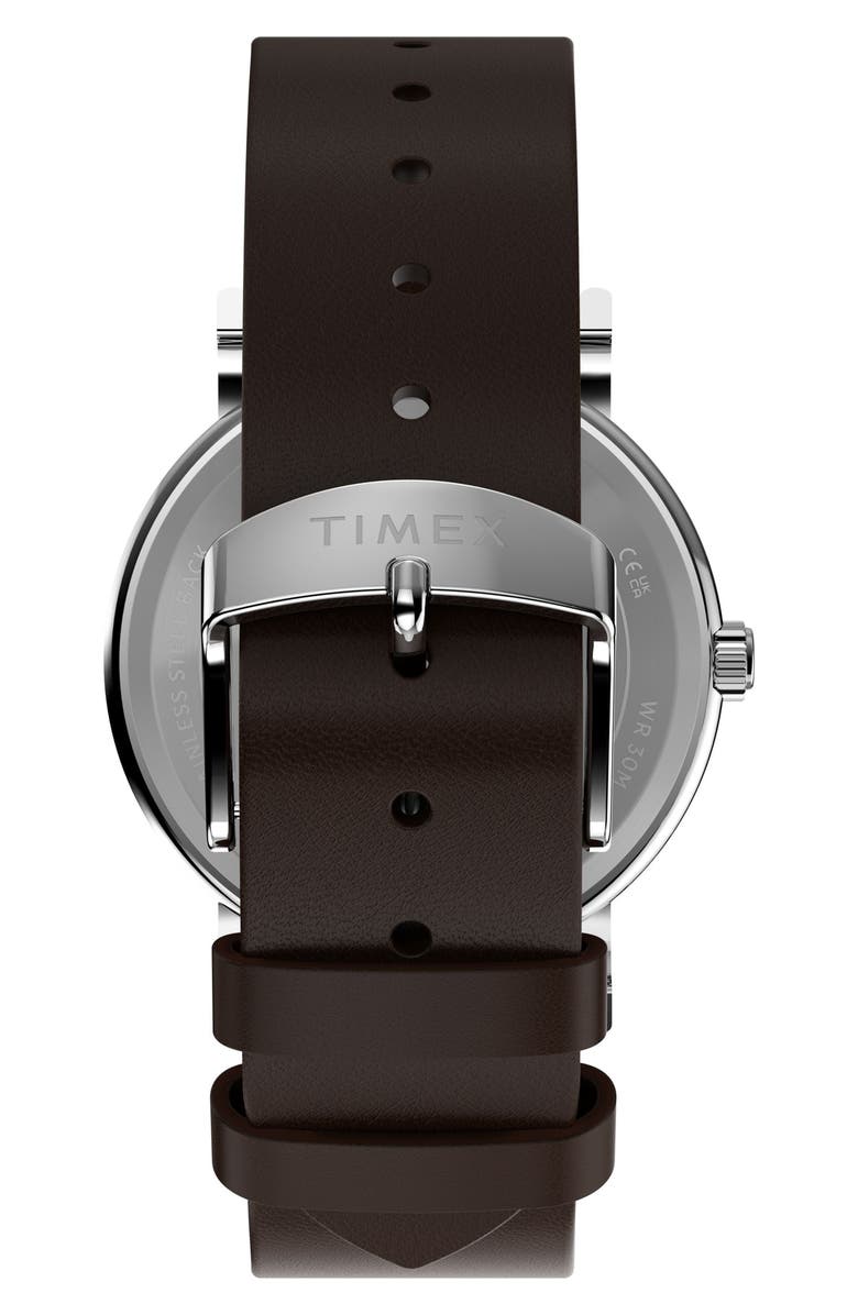 Timex<sup>®</sup> Harry Potter x Timex Weekender 38mm Leather Strap Watch, Alternate, color, Slytherin