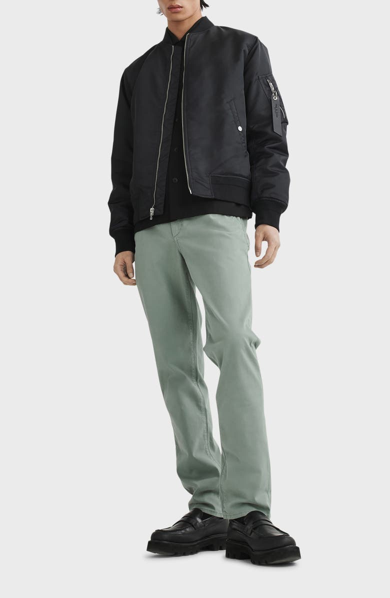 rag & bone Fit 2 Slim Fit Stretch Twill Chinos, Alternate, color, Rovergreen