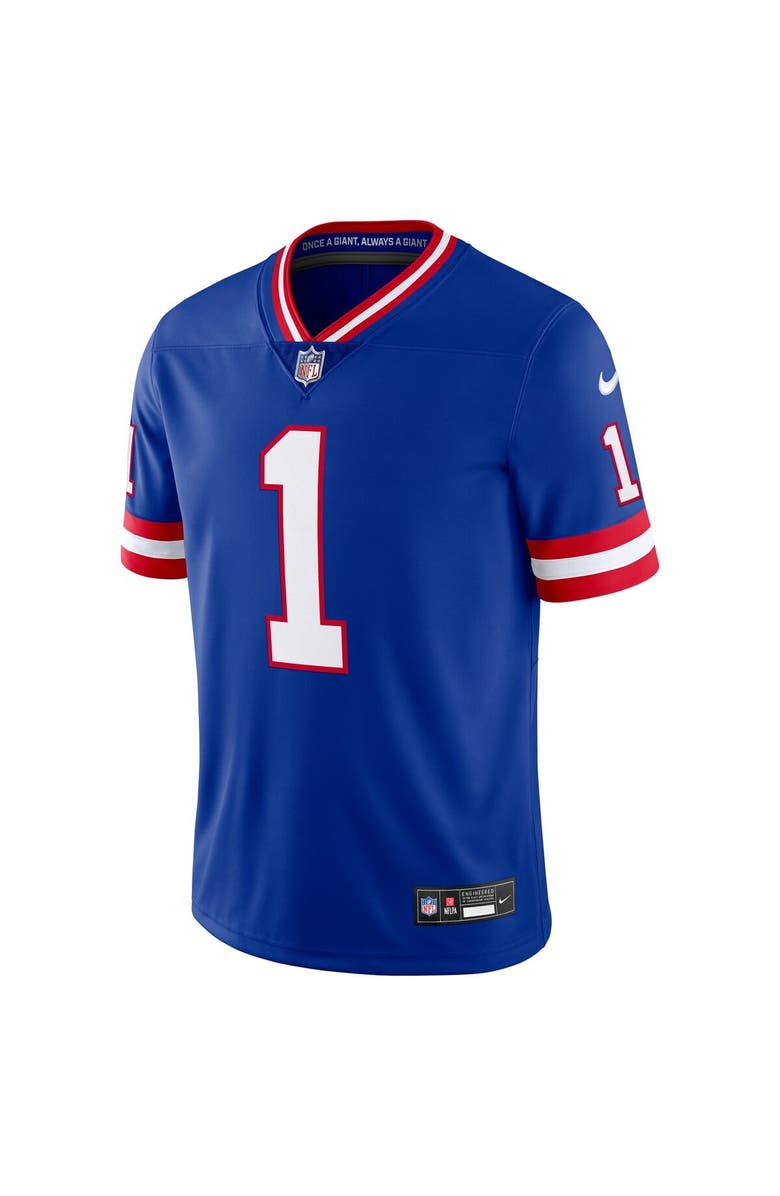 Nike Men
s Nike Malik Nabers Royal New York Giants Alternate 2 Legacy Vapor Untouchable Limited Jersey, Alternate, color, Royal