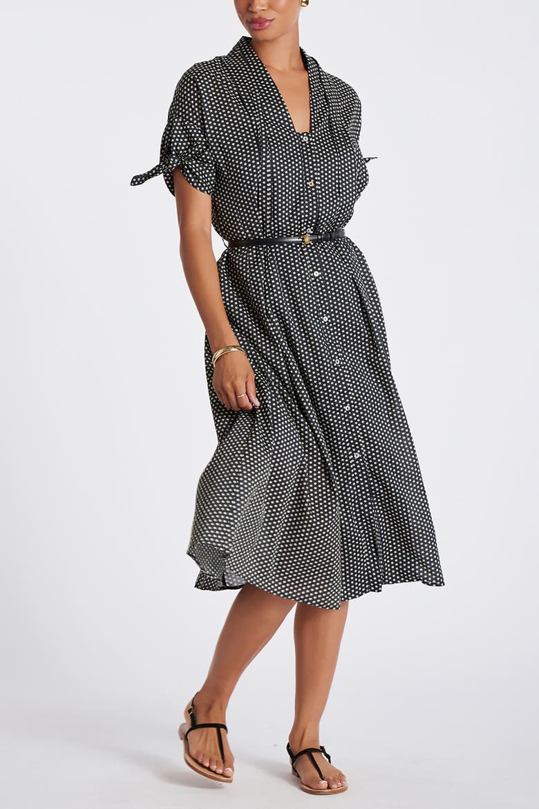 Serena Shirt Dress, Alternate, color, Coastal Print