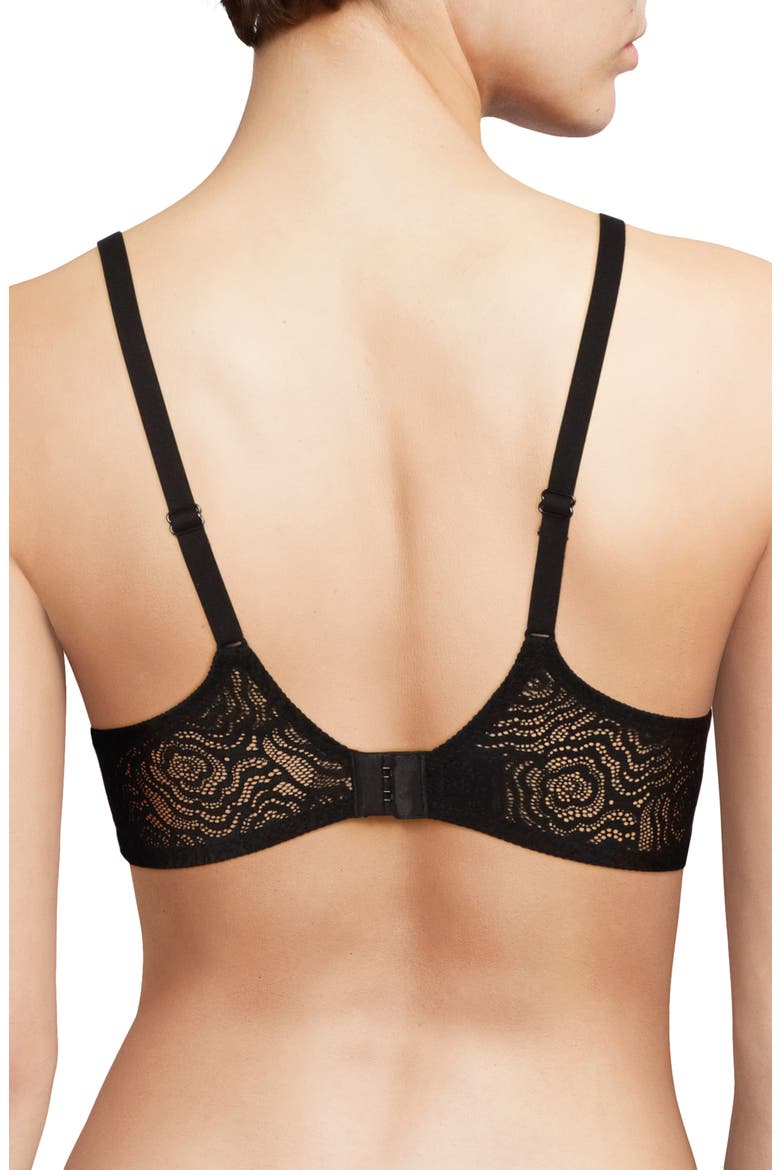 C Jolie Underwire Demi Bra, Alternate, color, BLACK
