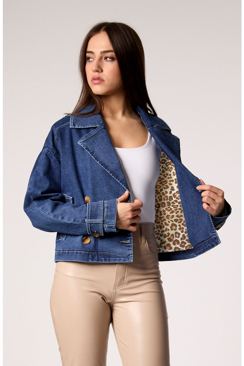 Lana Cropped Trench Coat, Alternate, color, Lisbon