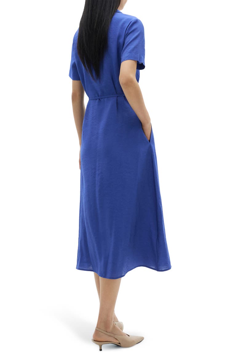 Short Sleeve Pocket Shirtdress, Alternate, color, VIBRANT BLUE