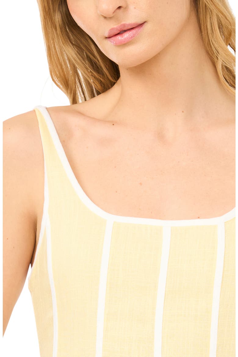 Stripe Maxi Dress, Alternate, color, PASTEL YELLOW