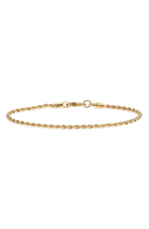 Italiana Rope Chain Bracelet