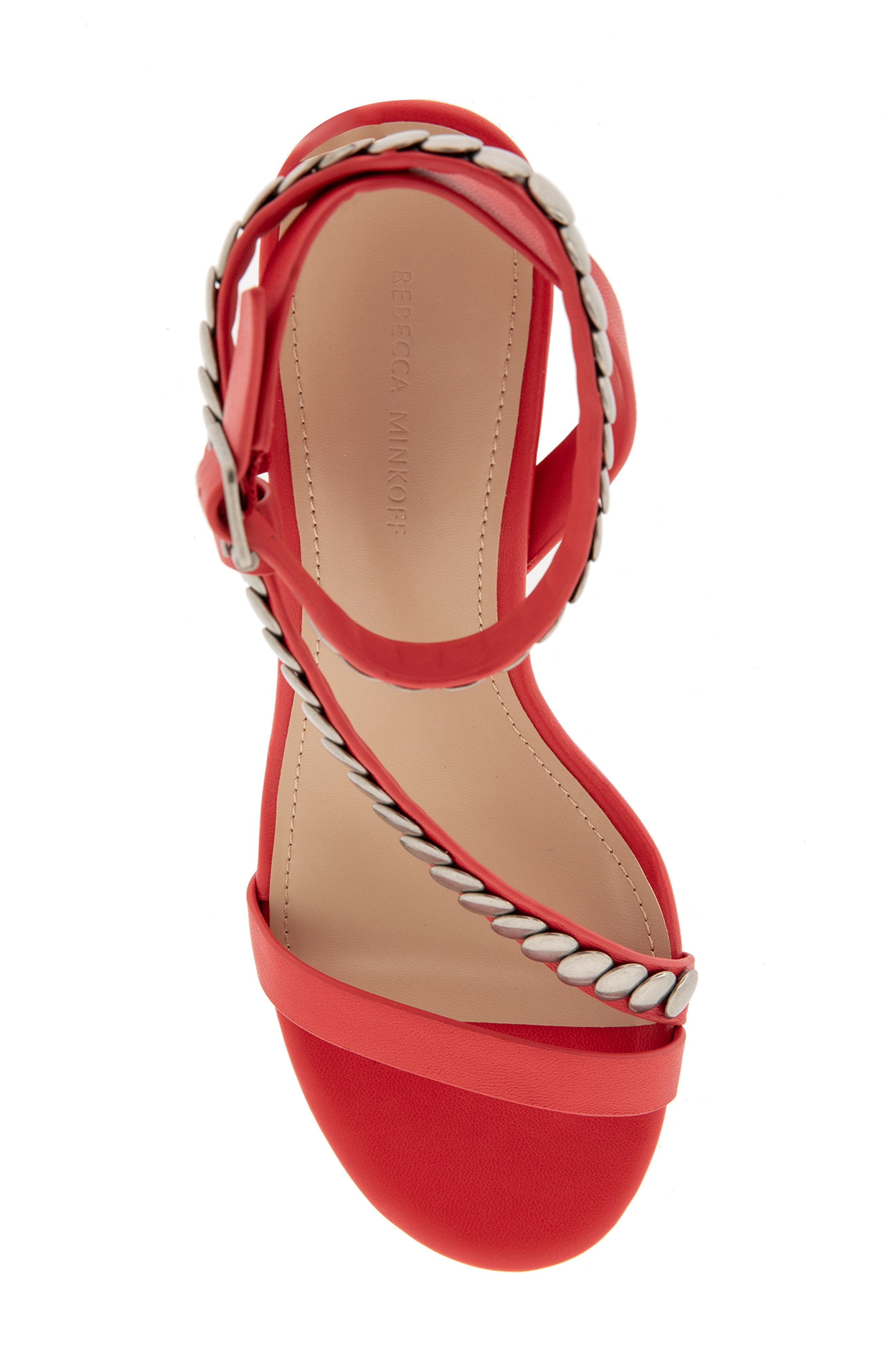 Rebecca Minkoff Catalina Ankle Strap Sandal, Alternate, color, Red