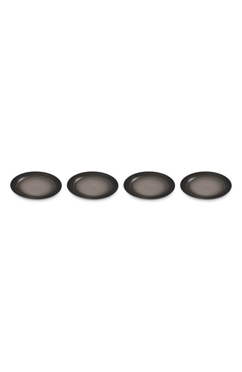 Le Creuset Vancouver Set Of 4 Dinner Plates In Oyster