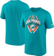 Nike Men's Nike Aqua Miami Dolphins Legend Icon Performance T-Shirt