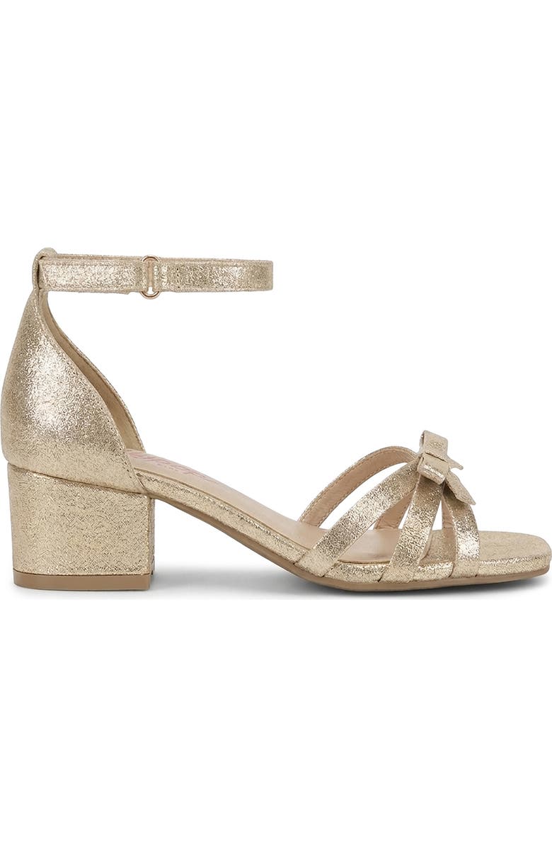 JELLYPOP Kids' Zendah Ankle Strap Sandal, Alternate, color, Champagne