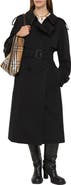 Burberry Long Gabardine Fitzrovia Trench Coat