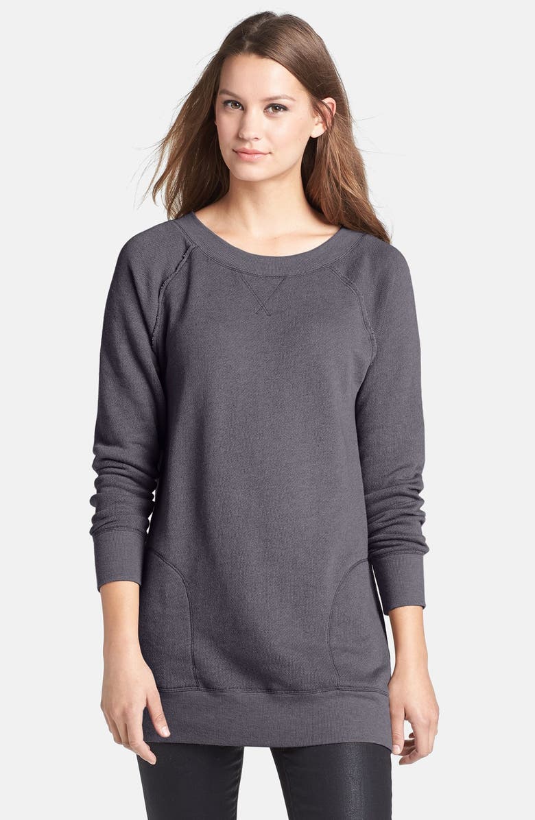 Caslon<sup>®</sup> Tunic Sweatshirt, Main, color, 