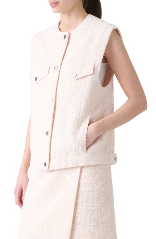 Akris Punto Bouclé Tweed Oversize Vest