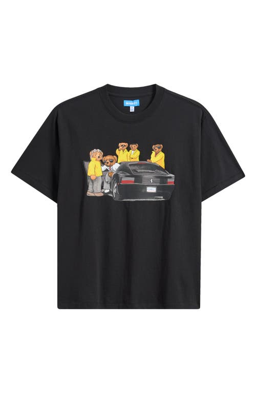 Market High Security Bear Cotton Graphic T-shirt