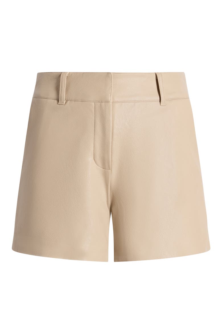 Faux Leather Shorts, Alternate, color, SND-SAND
