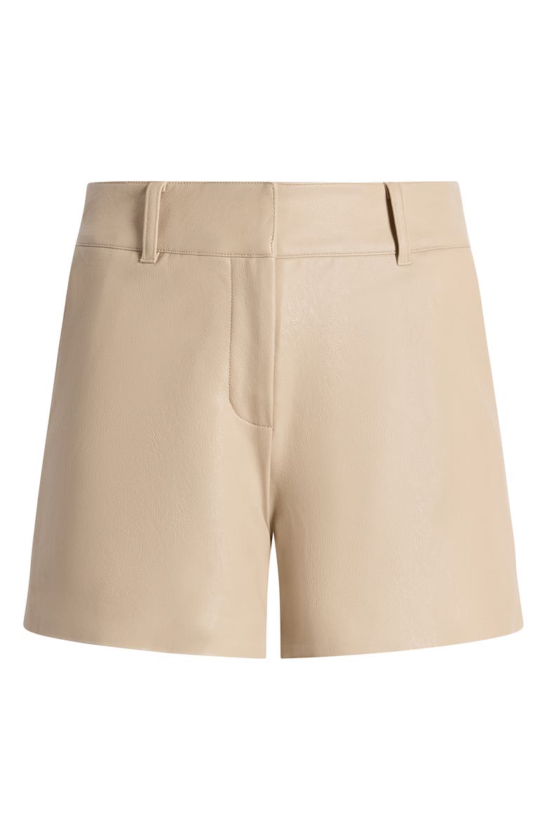 Commando Faux Leather Shorts, Alternate, color, Sand