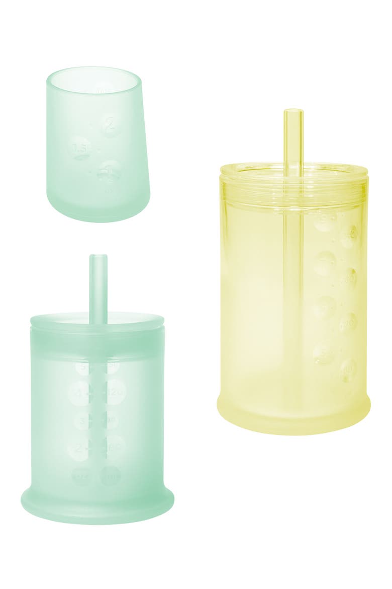 Developmental Cup Set, Main, color, MINT/ LEMON