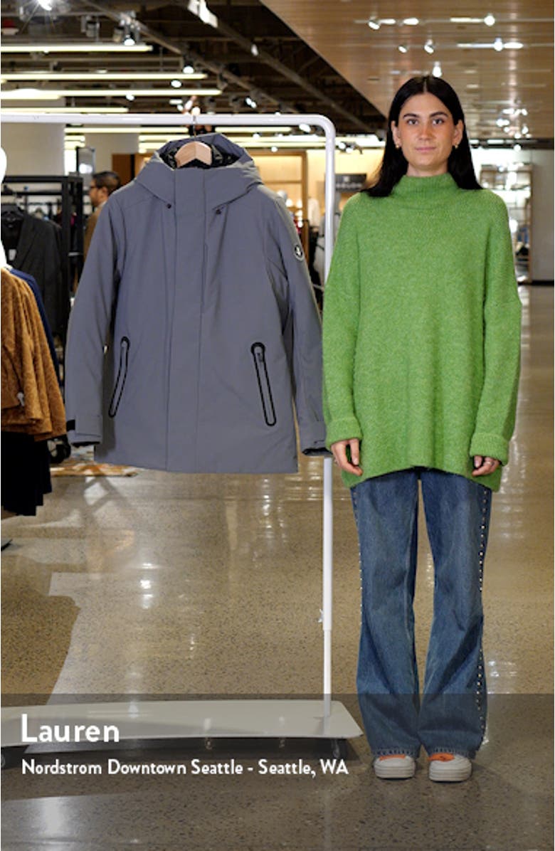 Wilder Bib Inset Water Repellent Hooded Parka, sales video thumbnail