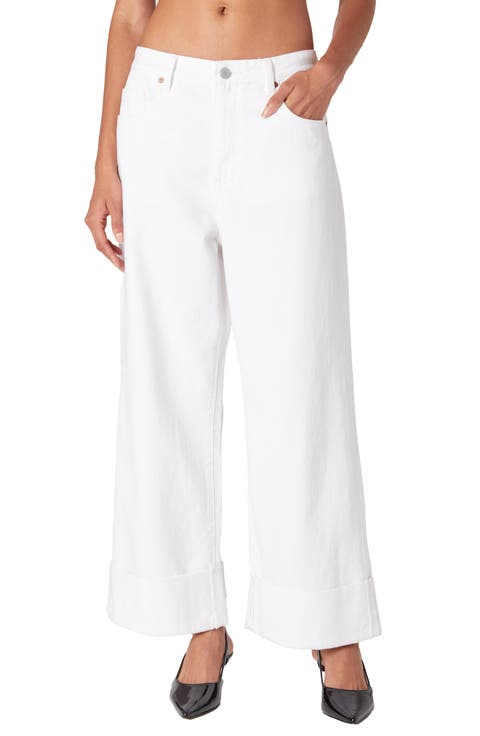 Women's White Low-Rise Jeans | Nordstrom