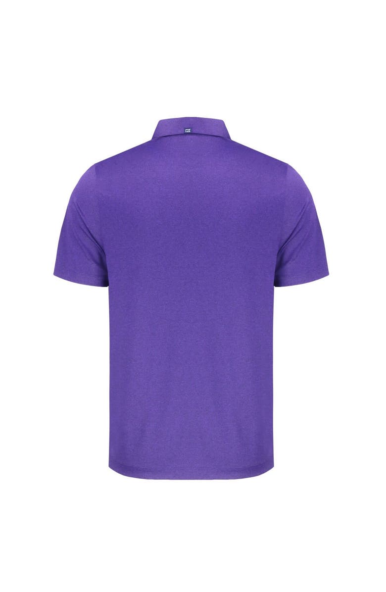 Cutter & Buck Men's Cutter & Buck Heather Purple NYU Violets Big & Tall Forge Eco Stretch Recycled Polo, Alternate, color, 