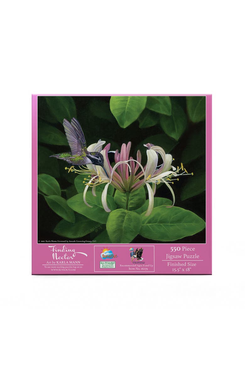 Sunsout Finding Nectar 550 piece Jigsaw Puzzle for Adults, Alternate, color, Multicolor