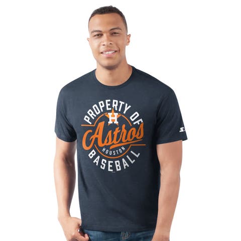 Men's Starter  Navy Houston Astros Prime Time Property Of T-Shirt