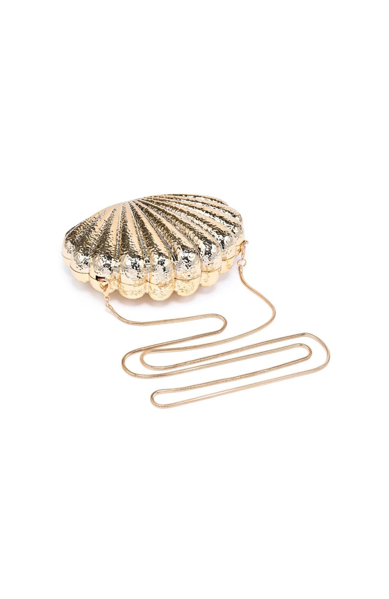 Cameron Evening Bag, Alternate, color, Gold