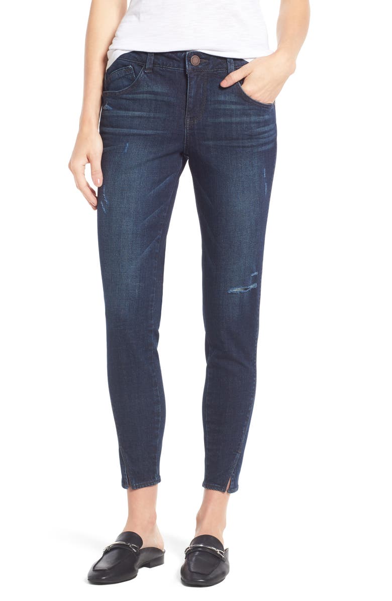 Wit & Wisdom TWISTED SEAM ANKLE SKIMMER JEANS, Main, color,