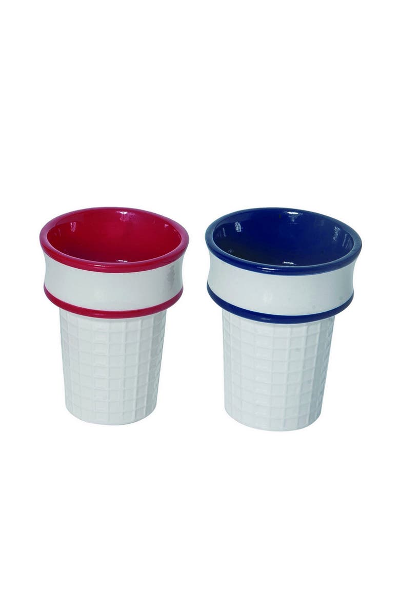 Patriotic Americana Waffle Cone Cups, Alternate, color, Multicolored